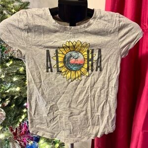 Aloha Sunflower Graphic Tee